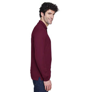 Sport Wear Men <b>Long</b> <b>Sleeve</b> <b>Golf</b> <b>Shirts</b> Wholesale Men Maroon Custom Full <b>Sleeve</b> <b>Golf</b> <b>Shirt</b> - Product Image 3