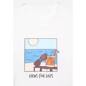 High Street Fashion Brand T-shirt ample à manches courtes pour hommes Logo personnalisé Imprimé numérique 100% coton Conception de sonnerie lourde - Product Image 6