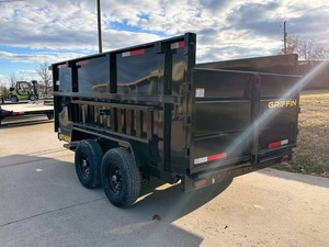 Impressionnante remorque à benne hydraulique 6x12 avec côtés de 4 pieds (2) essieux 5,200lb remorques à benne basculante remorques agricoles - Product Image 5