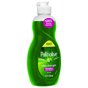Palmolive Ultra Dishwashing <b>Liquid</b>, Fresh Scent, 8 oz Bottle, 16/Carton (61047169) - Product Image 2