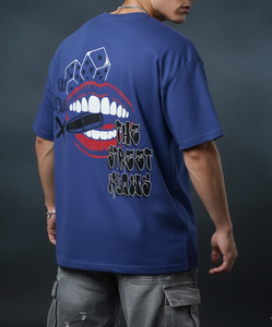 Camiseta de Hombre al por Mayor con Logotipo de Marca, 100% Algodón, Gruesa, 240 GSM, Estilo Urbano, Hombros Caídos, Diseño Gráfico Personalizado - Product Image 3