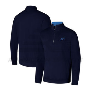 แจ็กเก็ตมีซิปครึ่งซิปสำหรับผู้ชายแจ็กเก็ตกีฬากลางแจ้งขนาดพลัสไซส์ออกแบบโลโก้ได้ตามต้องการ - Product Image 6