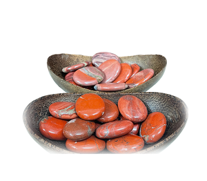 Piedra preciosa de ágata jaspe rojo, piedra de Palma, masajeador hecho a mano Natural, piedra de jabón de cristales Amayra Exports - Product Image 1