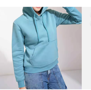 Sweat à capuche décontracté pour femme, doublé en polaire pour l'hiver, design élégant et respirant, cordon de serrage réglable à l'avant, taille plus - Product Image 2