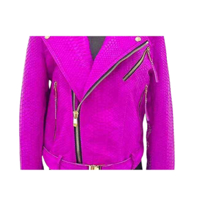 เสื้อแจ็คเก็ตหนังแกะทรงยาวแบบกระดุมสองแถวสำหรับผู้หญิง ดีไซน์หรูหรา ทันสมัย อบอุ่น น้ำหนักเบา - Product Image 5