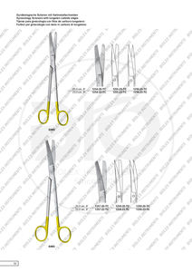Ciseaux chirurgicaux en acier inoxydable HYSTEREKTOMY à bas prix avec inserts en carbure de tungstène Logo personnalisé bord tranchant bonne qualité - Product Image 6