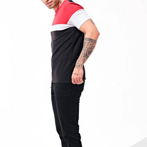 Chemises extensibles simples à séchage rapide pour hommes t-shirts d'exercices d'entraînement de gymnastique en gros/t-shirts uniques de marque personnalisée pour vêtements de sport - Product Image 6