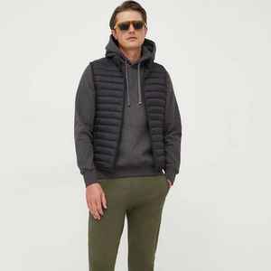 2024 nouveauté qualité mode hiver et automne vers le bas bouffant à capuche gilet demi sans manches gilet pour hommes sans manches bouffant gilet - Product Image 2