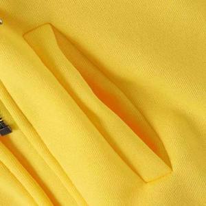 Respirant haute qualité thermique longue longueur sweat à capuche couleur unie fermeture éclair poche avant tenue décontracté à capuche pour les femmes 100% coton polaire - Product Image 3