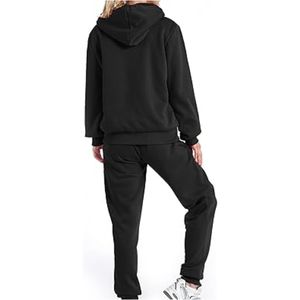 ชุดวอร์มผู้หญิงพิมพ์ลายฤดูหนาว ผลิตจากโรงงาน น้ำหนักเบา เป็นมิตรกับสิ่งแวดล้อม ราคาถูก ผ้าฝ้ายผสมโพลีเอสเตอร์ บริการ OEM - Product Image 2