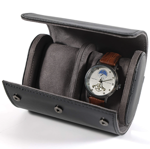 Étui de voyage pour montre en cuir PU de qualité supérieure, matériaux recyclés, avec coussin de protection, boîtes et étuis pour montres - Product Image 5