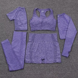 <b>Women</b> <b>Crop</b> Top and <b>Leggings</b> Set Sportswear Custom Logo <b>Women</b> Tracksuit Workout Gym Clothing Sports Bra Shorts 2025 <b>Leggings</b> - Product Image 6