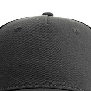 Casquette de camionneur avec logo brodé personnalisé de haute qualité pour hommes vente en gros 5 panneaux en coton avec dos en maille casquette de camionneur homme hip hop - Product Image 5