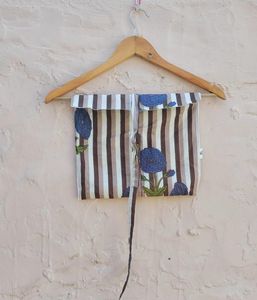 Conjunto PJ de pijama de algodón Pura 100% con estampado de bloque de mano de lujo, traje de noche de estilo informal para mujer, regalo para ella - Product Image 1