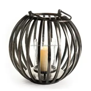 Bougeoir moderne fait à la main avec des détails antiques audacieux polonais mat fabriqué en Inde Zahid exporte pour les fleurs artificielles de jardin - Product Image 2