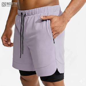 Pantalones Cortos Deportivos de Playa para Hombre, de Secado Rápido, Transpirables, de Lona, Poliéster/Algodón, para Entrenamiento, Verano 2025 - Product Image 4