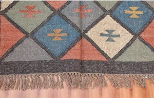 Alfombras de yute de lana alta de estilo moderno, alfombras hechas a mano para uso doméstico, para sala de estar, Yoga, oración, puerta de cocina para viajes de Picnic - Product Image 4