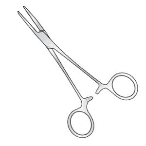 Fórceps para arterias Spencer Wells de 203mm, mordazas curvas y dentadas, abrazadera hemostática de junta de caja, instrumento de acero inoxidable de grado Srgical - Product Image 1