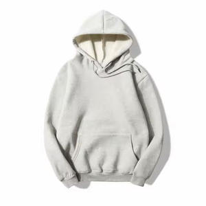 Usine en gros personnalisé de haute qualité pas cher décontracté plaine Oem surdimensionné 100% coton sweat à capuche pour hommes - Product Image 1