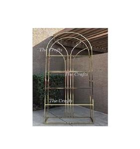 Bulk Wedding <b>Decorations</b> Backdrop in Iron Gold Color Party and <b>Engagement</b> Backdrop at Competitive Pricing - Product Image 1