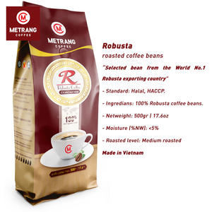 Café Robusta vietnamien torréfaction moyenne certifié HACCP HALAL Goût amer Grade A Emballage en sachet de 0,5 kg - Product Image 2