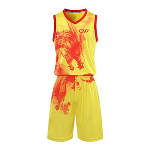 Uniforme de basket-ball léger pour hommes ensemble pour les matchs d'entraînement et les sports quotidiens utiliser l'uniforme de basket-ball pour hommes - Product Image 1