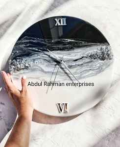 Wholesale Customized Size Modern Resin <b>Wall</b> <b>Clock</b> Quartz Motive Needle Display for Home Office Decorative Item Best <b>Living</b> <b>Room</b> - Product Image 3