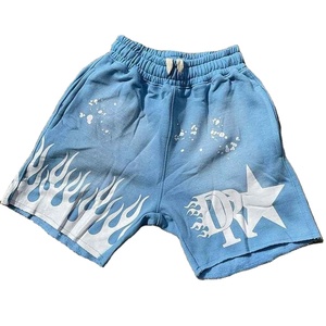 Pantalones Cortos de Alta Calidad, Estilo Urbano, 100% Algodón, Cintura Elástica, Tejido Sólido, Ecológicos, de Secado Rápido, 220 GSM - Product Image 1