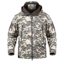Noir à capuche personnalisé partout plein coupe-vent Camouflage Soft Shell veste nouveau Design hommes femmes unisexe vestes