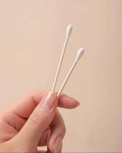 Hisopos de Algodón de Plástico al por Mayor, Hisopos Desechables para Limpieza de Oídos, Marca GLISS Industrial, Caja de 100 Unidades, Doble Cabeza, Inmejorable - Product Image 3