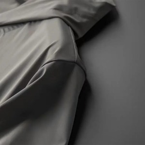 2024 New <b>Summer</b> Silk Short Sleeve Casual Sports T-shirt Men's Hooded <b>Thin</b> Sweater Loose <b>Hoodie</b> <b>for</b> Men - Product Image 5