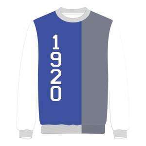 1920 Zeta Phi Beta bleu 3 tons pull en tricot divin neuf sororité grecque Chenille broderie pull col rond hiver mode - Product Image 2