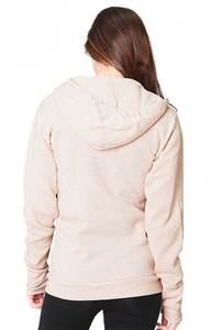 Sweat à capuche unisexe zippé en tissu tri-blend, sweat à capuche zippé intégral en polaire tri-blend - Product Image 2