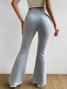 High Street usine approvisionnement direct XL taille femmes décontracté coton polaire survêtement hiver pantalon jambe large personnalisé bonne qualité piste - Product Image 3