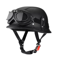 Vente directe usine – Casque de moto rétro style allemand avec design tactique, demi-casques et casques intégraux, lunettes de protection