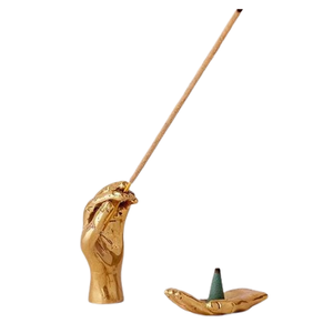 กระถางธูปสีทองทำด้วยมือสำหรับบ้านโรงแรมและบาร์ใช้ตกแต่งบ้านใช้ตกแต่งคริสต์มาสอื่นๆทุกวัน - Product Image 2