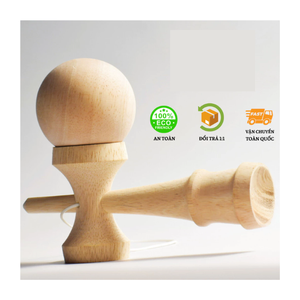 Kendama ไม้แท้ธรรมชาติของเล่นไม้สำหรับเด็ก-MS caryln 0084935825297 - Product Image 6
