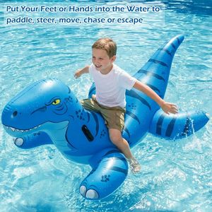 Premium Inflatable Dinosaur <b>Pool</b> Float Ride On with Toy Hammers <b>Pool</b> Games Toys for Kids Teens Adults Summer Lake Beach Party - Product Image 6