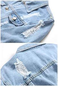 Veste en jean sherpa lourde doublée pour l'hiver manteau en jean bleu épais élégant streetwear mode vêtements d'extérieur décontracté - Product Image 4