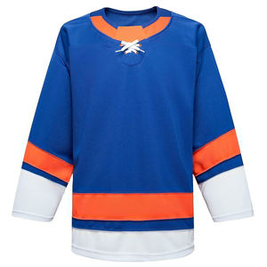 Maillot de hockey sur glace surdimensionné personnalisé fabriqué en usine, service OEM, multicolores, imprimé personnalisé, antibactérien, coupe-vent, unisexe - Product Image 1