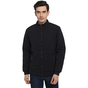 Precio razonable invierno cálido chaqueta de bombardero larga para hombre 100% fibra de bambú lienzo frente Logo impermeable transpirable Casual - Product Image 1