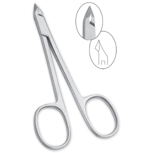 Ensemble professionnel de pédicure manucure en acier inoxydable de qualité médicale 9mm pince à cuticules à ressort à mâchoire unique outils pour ongles pour peau morte - Product Image 3