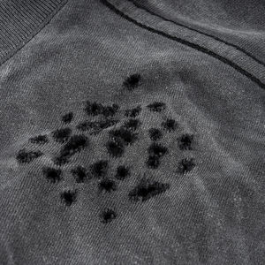 T-shirt imprimé de fissures à manches longues lavage à l'acide t-shirt surdimensionné vêtements de rue personnalisés t-shirt pour hommes - Product Image 4