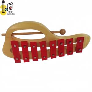 <span class=keywords><strong>Xylophone</strong></span> à base de pin avec 8 barres en métal rouge pour les mélomanes débutants cadeau jouant de la musique prix de gros guérison par le son en vente - Product Image 3