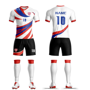 Nuevo conjunto de uniformes de fútbol de combinación de colores de moda, uniformes de fútbol de sublimación completa personalizados, conjunto de Jersey de fútbol, logotipo personalizado - Product Image 6