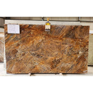 Rain Forest Brown Marble Slabs Waterproof Big Slab for Kitchen <b>Bathroom</b> Staircase Outdoor Indoor Use for Villa Hospital 1-Year - Product Image 1