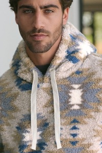 Sudaderas con capucha de lana 2024 Invierno Azul Marino cálido pulóver chaqueta al aire libre ropa de trabajo de gran tamaño prendas de vestir térmicas - Product Image 4