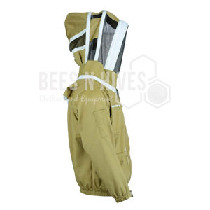 OEM 100% Coton Premium Plus Veste de protection apicole Protection de niveau Anti-piqûre Anti-UV Logo personnalisable Vêtements de sécurité - Product Image 4