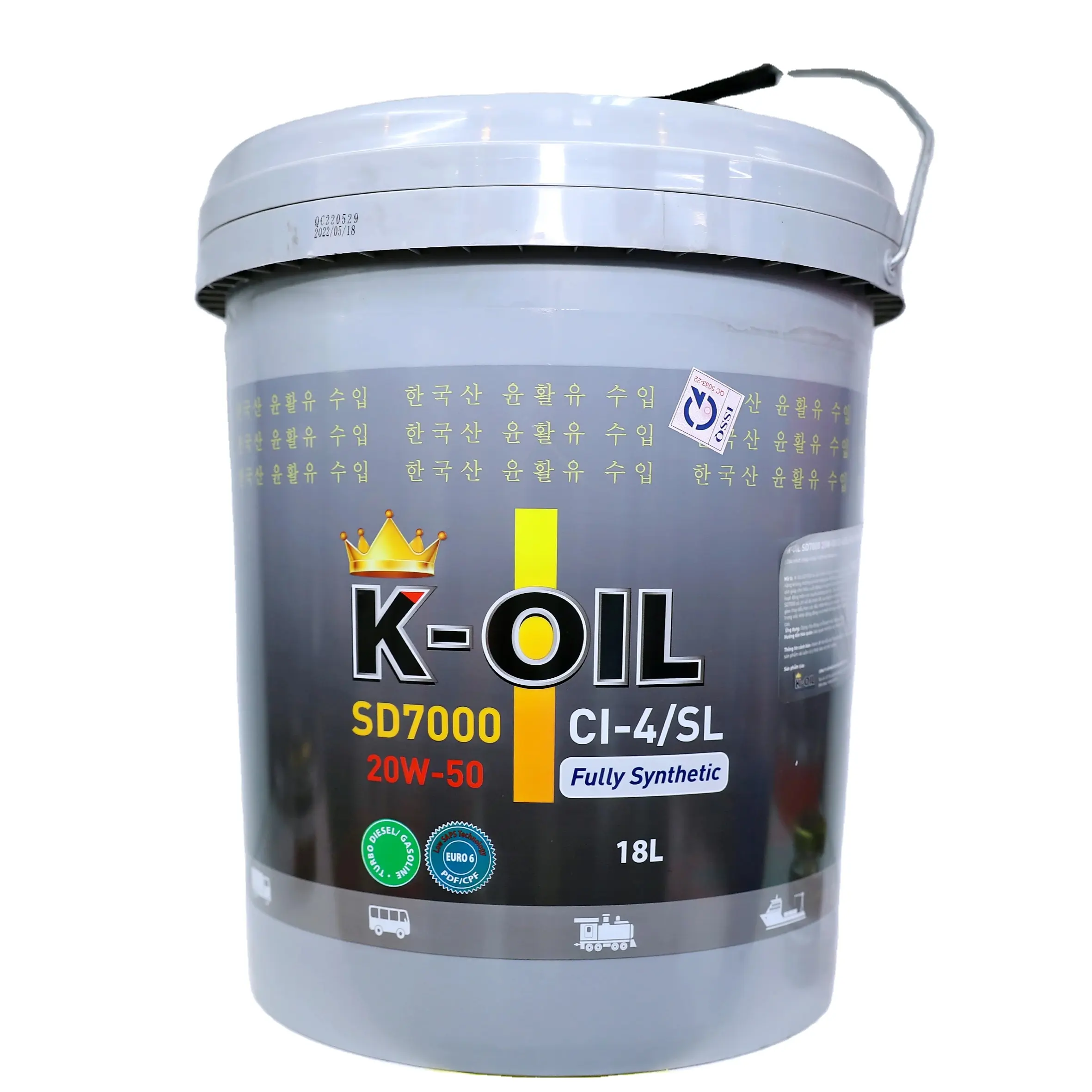 K-OIL SD7000 15W40/20W50 CL-4/SL Fully Synthetic fuel efficiency best quality and good price application for industrial