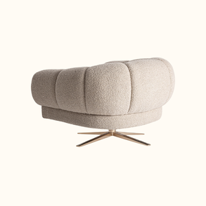 Marlow Luxury Swivel <b>Lounge</b> <b>Chair</b> Modern Design Accent Arm <b>Chair</b> Home Office Reclining Soft Feature Ball Furniture - Product Image 3